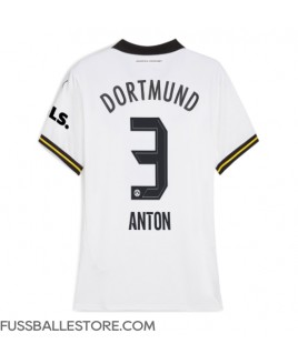 Günstige Borussia Dortmund Waldemar Anton #3 3rd trikot Damen 2024-25 Kurzarm